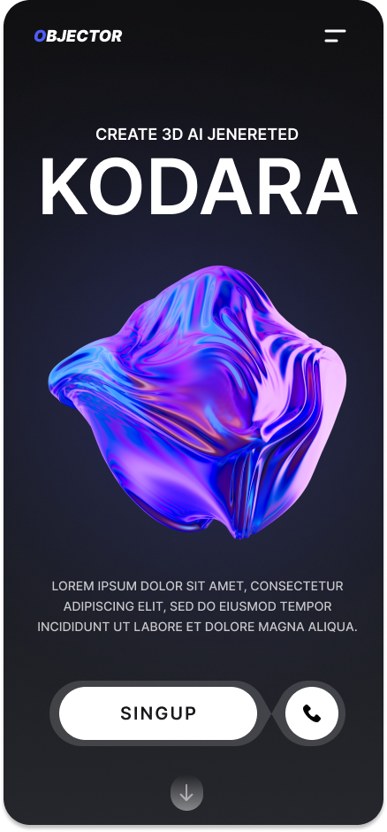 Website design sample