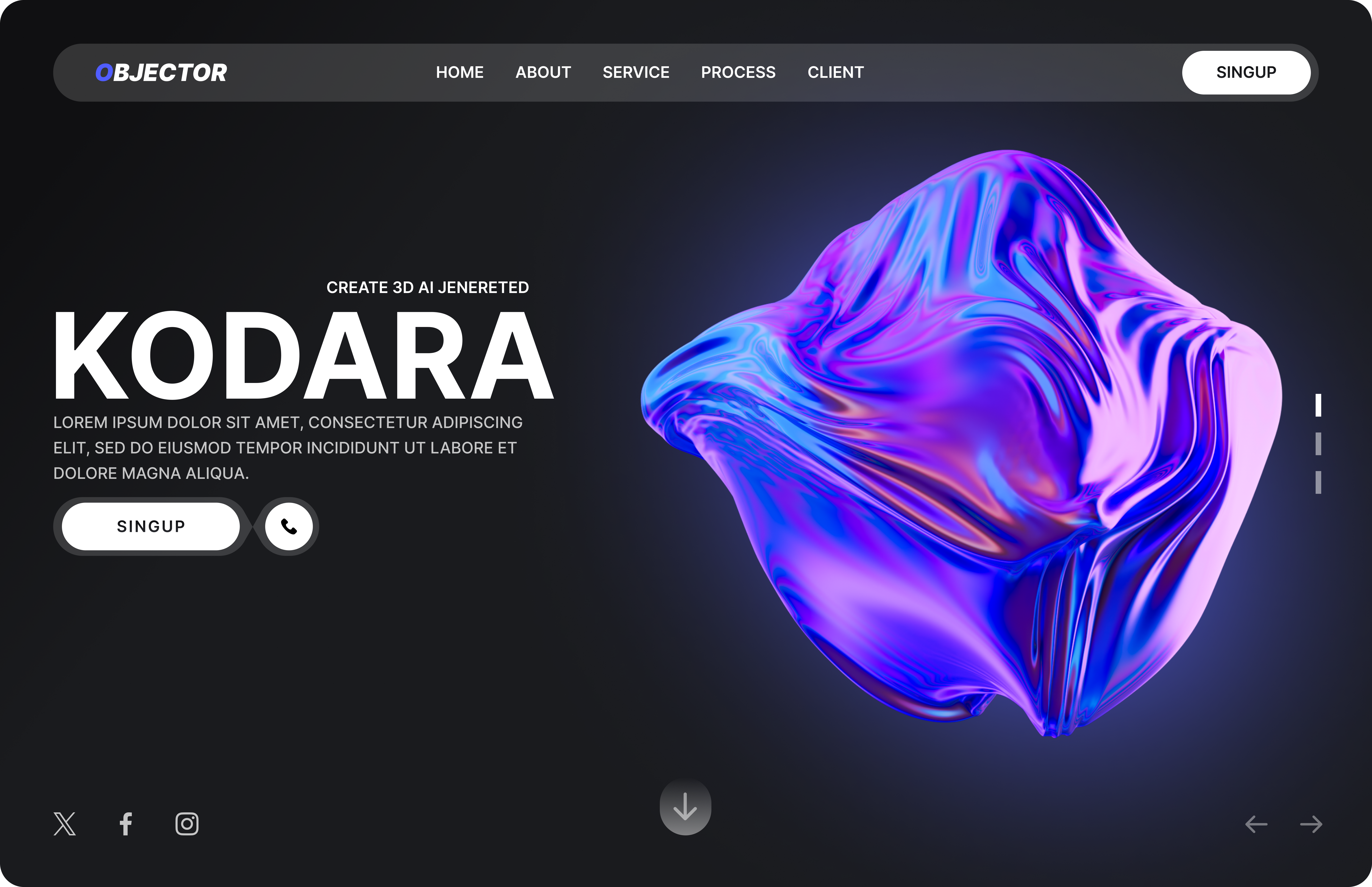 Website mockup showcase